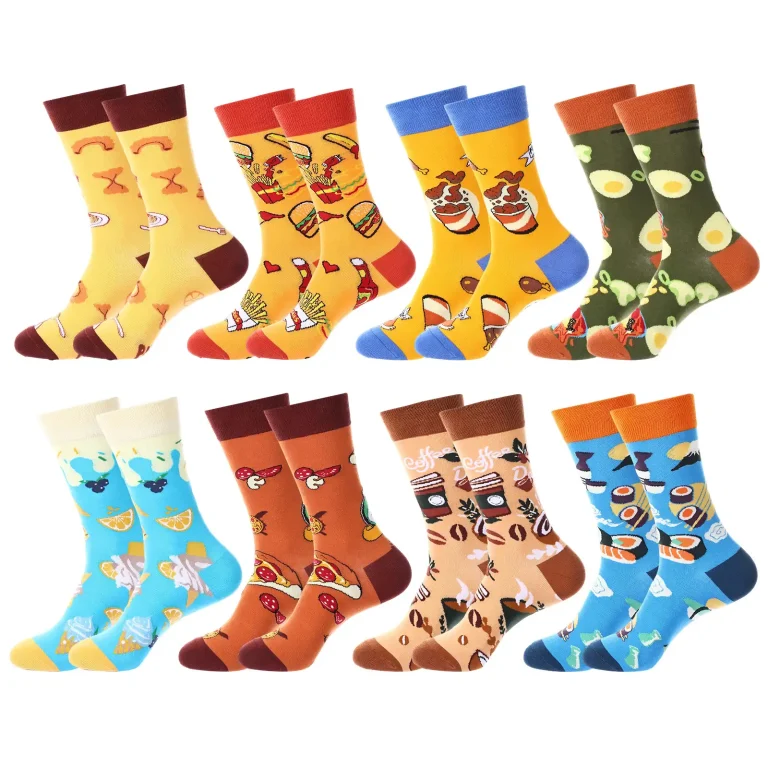 Haichin Streetwear Food Mid Calf Socks01